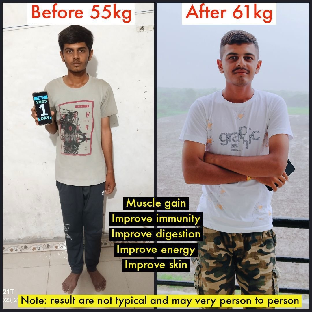 Muscle Gain 55kg to 61kg